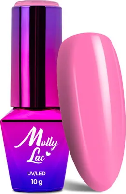 Obrázek produktu pro MollyLac Flamingo Garden s květinami hybridní lak na nehty, 10 g, č. 144