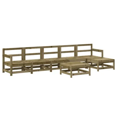 Produktbild von 7-tlg. Garten-Lounge-Set Kiefernholz Imprägniert