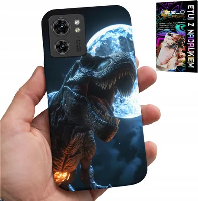 Immagine prodotto di Motorola Edge 40 - Custodia Dino Dinozaur Tyranozaur Pokrowiec