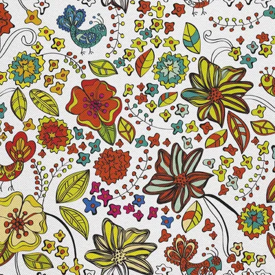 Immagine prodotto di OUTDOOR DECOSTOFFE OXFORD - Motivo fiori colorati I DX392