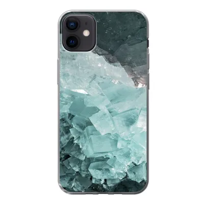 Produktbild von MuchoWow® Handyhülle Schutzhülle Hülle für iPhone 12 mini Naturstein - Kristalle - Luxus Silikon Softcase Handy Hülle - Bild
