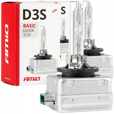 Produktbild von 2x D3S Xenon Brenner 35W 42V PK32d-2 6000K – Xenonlampen Set mit Zulassung