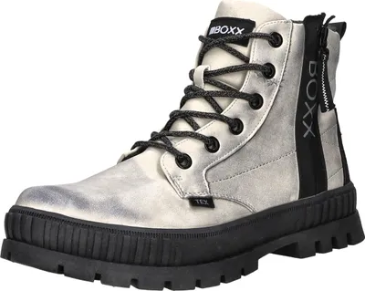 Produktbild von BOXX Herren-TEX-Schnürstiefelette Creme-Weiß-Schwarz, Farbe:weiß, EU Größe:40