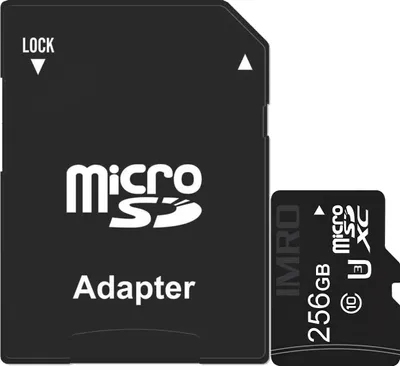 Produktbild von IMRO MicroSD-Speicherkarte 256GB CLASS 10 UHS 3 100MB/s mit SD-Adapter