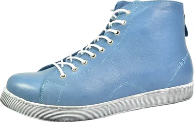 Produktbild von Andrea Conti Damen Schnürboot High Top Reißverschluss coole Farben 0341500, Größe:42 EU, Farbe:Blau