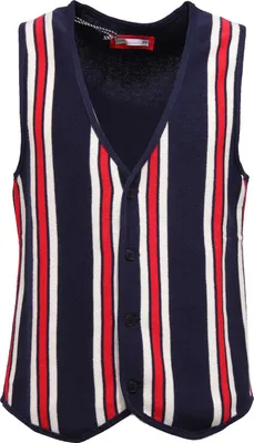 Produktbild von 4881K gilet uomo BL.11 blau/rot/weiß Weste Mann