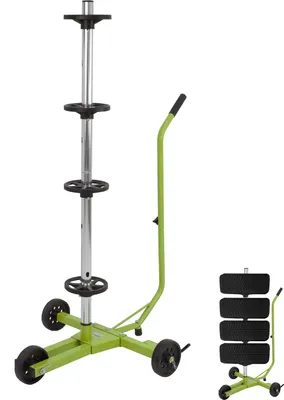 Produktbild von Felgenbaumwagen fahrbar 60x83x119 cm Traglast 100 kg Felgenbaum Reifenständer Reifenwagen Felgenständer