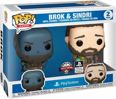 Produktbild von Playstation God of War - Brok & Sindri  Special Edition 2 Pack - Funko Pop! - Vinyl Figur
