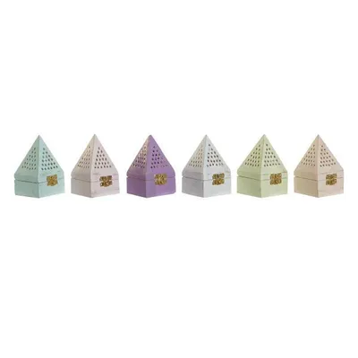 Immagine prodotto di DKD Home Decor porta incenso in legno di mango indiano 7 x 7 x 13 cm (6 pezzi)