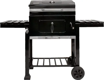Produktbild von Patton C2 Charcoal Chef, Grill, Holzkohle, Wagen, Schwarz, Edelstahl, Rechteckig, Edelstahl