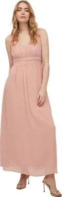 Produktbild von Vila Milina ärmelloses Langes Kleid Rosa 42 Frau Rosa 42