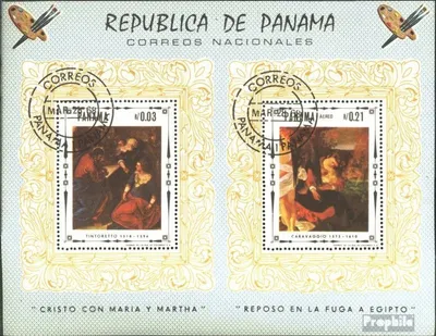 Produktbild von Briefmarken Panama 1968 Mi Block81 (kompl.Ausg.) gestempelt Jesus Christus Gemälde