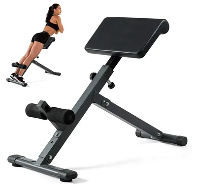 Produktbild von Hyperextensionsbank 5 Einstellungen - Faltbar - Trainingsbank - Bauchtrainer