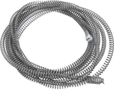 Obrázek produktu pro Čistič kanalizace Augers Spring Cable 16mm Toaleta Instalatér Instalatérské potrubí Potrubí Kanalizační čistič pro domácnost Kuchyně Koupelna 5m / 16.4ft