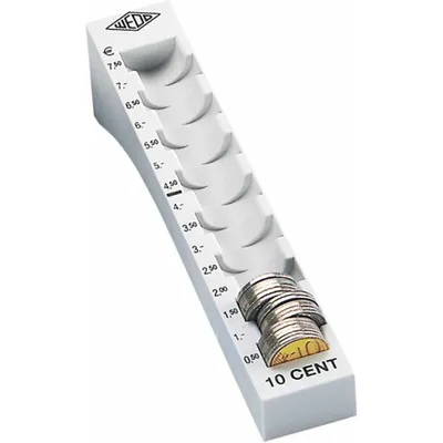Image de WEDO Mnzrille fr 10 Cent, lichtgrau