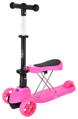 Obrázek produktu pro Dětská koloběžka NILS Fun HLB12 2v1 růžová