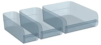 Image de ROTHO Kühlschrankorganizer-Set "Liskamm" 3-teilig 115170 7610859280336