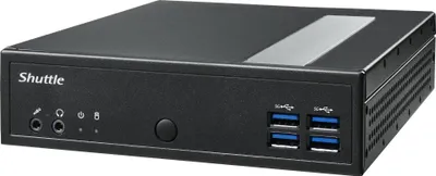 Produktbild von SHUTTLE XPC slim DL3000EP Intel N100 8GB DDR5 128GB M.2 SSD W10IOT