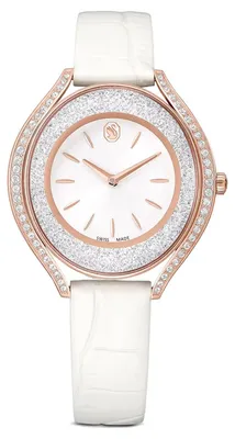 Produktbild von Swarovski Damenuhr Crystalline Aura Roségoldfarben Weiß 5730146
