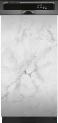 Produktbild von Magnete Dekorative 45x80 cm Küche Magnetmatte Spülmaschine - weiss Marmor