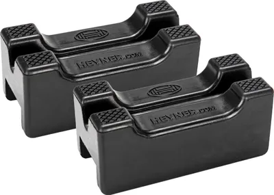 Produktbild von HEYNER® Gummiauflagen 2er Set für Unterstellböcke 347420 (2t) Breite 24 mm 2t Gummipuffer Wagenheber Rangierwagenheber Gummi schützt Unterboden