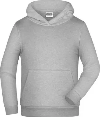 Produktbild von Klassisches Kapuzensweat für Kinder grey-heather, Gr. S