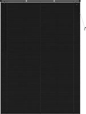 Produktbild von vidaXL Jalousie Schwarz 213 x 150 cm 25 mm PVC