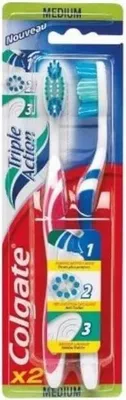 Produktbild von COLGATE Zahnbürste 2er Triple Action