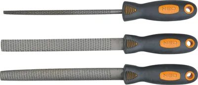 Obrázok produktu pre NEO TOOLS Pilníky na drevo, 200 mm, sada 3 ks.