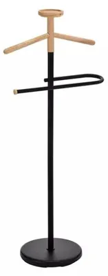 Image de Porte-manteaux "Lugo" - Noir/Beige - H 110 cm