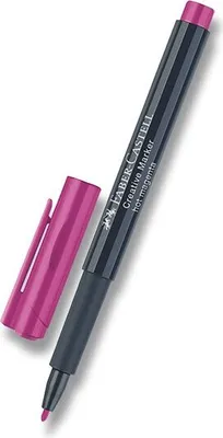 Obrázek produktu pro Faber-Castell 160733, 1 kusů, Purpurová, Jemný hrot, Černá, Purpurová, Kulatý, Chlapec/děvče