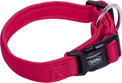 Produktbild von Nobby Halsband Classic Preno rot/rot, Verstellmöglichkeit: 40-55 cm
