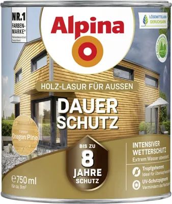 Produktbild von Alpina Dauer-Schutz 0,75 L oregon pine