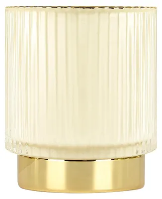Produktbild von Omgoods – Make-up-Pinselhalter – Vintage-Organizer aus Glas, Farbe: Creme