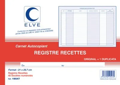 Produktbild von ELVE Formularvorlage "Rezepte: Selbstständige", 40 Blätter