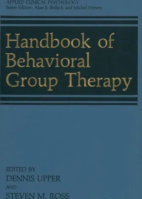 Produktbild von Handbook of Behavioral Group Therapy