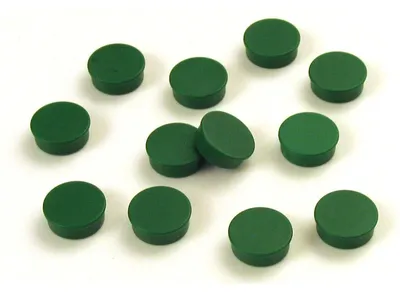 Produktbild von Magnete rund 20mm VE=10 Stück grün