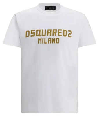 Produktbild von DSquared2 - "Milano" T-Shirt für Herren, Baumwolle SY3953 (3XL) (Weiß)