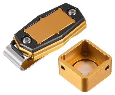 Obrázek produktu pro Držák na křídu pro biliár, vyrobený z hliníku, s křídou v různých tvarech