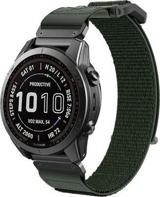 Produktbild von Tech-Protect Armband hrenband hrenarmband Band fr Garmin Fenix 7 / 6 Pro / 6 / 5 Dunkelgrn