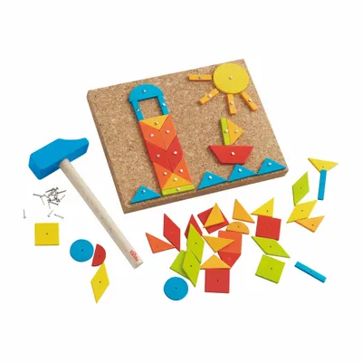 Produktbild von Nagelspiel Kunterbunt, Geschicklichkeitsspiel