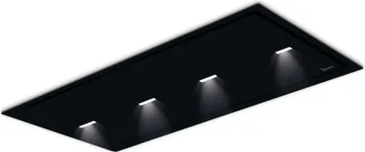 Immagine prodotto di CAPPA GEA FLAT cm 90X60 - Nera spot light - 800 m3/h