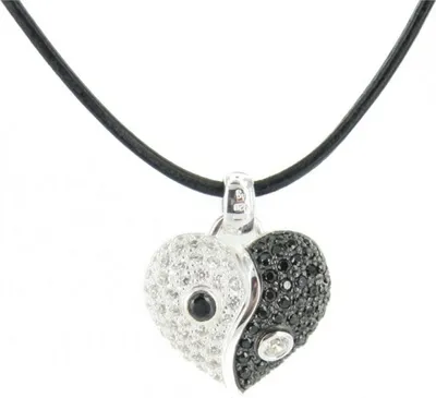 Produktbild von Heartbreaker by Drachenfels Damen Silber Anhänger Kette LD HT 42