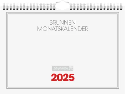 Image de Calendrier mensuel modèle 701 A4 horizontal 2025