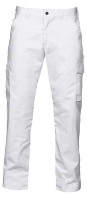 Imagen del producto de Projob - Pantalones de trabajo para hombre, modelo "2518", referencia ET1214 (talla 36R), color blanco