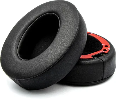 Productafbeelding van Oorkussens Vervanging - Kussentjes Hoofdtelefoon - Comfortabel Luisteren - Zacht Traagschuim - 9.5 x 7.9 x 3 cm - Zwart
