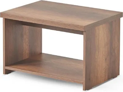 Produktbild von Couchtisch Braun Einfarbig Modern Rechteckig Form Arbeitszimmer Regal