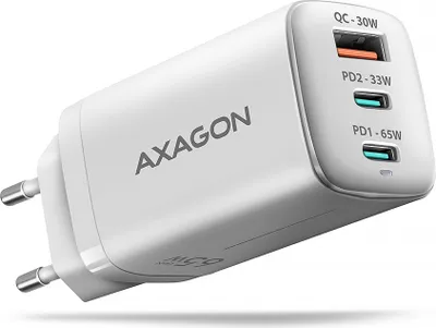 Imagen del producto de Axagon ACU-DPQ65W, Interior, CA, 20 V, Blanco