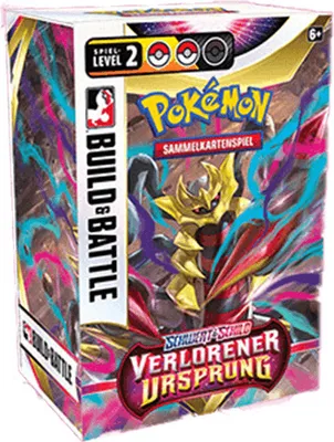 Produktbild von Pokémon Schwert und Schild Verlorener Ursprung Build & Battle Kit Deutsch