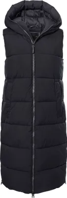 Produktbild von Killtec Steppweste lang für Damen mit Kapuze, Farbe:Schwarz, Größe:36